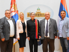 24 July 2018 The members of the Parliamentary Friendship Group with Venezuela and the Venezuelan Ambassador to Serbia